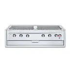 image of Crown Verity IBI482RD-GO 48" Built-In Outdoor Charbroiler/Grill Only, 6 Burners, 93.000 BTU