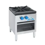 image of Comstock-Castle CSP18 18" Gas Stock Pot Range w/ (1) Three Ring Burner, Manual Control, 110.000 BTU