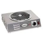 image of Cadco CSR-3T 14" Electric Countertop Hotplate w/ (1) Spiral Burner, Infinite Controls, 1.5 kW, 120v