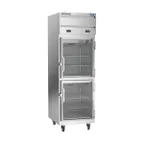 image of Beverage Air CT12-12HC-1HG 26" 1-Section Convertible Refrigerator Freezer, 2 Half Glass Doors, 18 cu. ft.