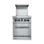 image of Connerton CN24-2-12G 24" Gas Restaurant Range, (1)Oven, (2) Burners, (1) 12" Griddle