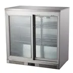 image of Connerton GBB-230 35" Two Section Back Bar Cooler with Glass Door, 7.5 cu. ft.