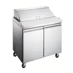 image of Connerton GP-48 46" Two Section Sandwich / Salad Prep Table, 9.5 cu. ft.