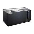 image of Culitek MBC-65 65" Black Bottle Cooler, 18 cu. ft. 