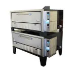image of Peerless CW200PESC 66" Gas Pizza Deck Oven, Double Deck