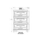 image of Peerless CW51/42BSC 56" Gas Bake Oven, Triple Deck