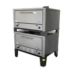 image of Peerless CW52B 50" Gas Bake Oven, Double Deck, 12" High Section