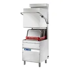 image of Blakeslee D-18V-3 28" Hood Type Ventless Dishwasher, High Temp with Booster - 30 Racks/Hr -21 Gal/Hr