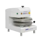image of DoughXpress D-TXE-2-18-W 18" Dual Heat Electro-Mechanical Automatic Tortilla/Pizza Dough Press, 220V