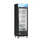 image of Coldline D12-B Glass Door Freezer, 27" Width, 13 cu ft, Black Exterior, R290, 3/4 HP, Control