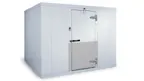 image of Dade FO-8107.7-SC Quick Ship 8 X 10 Outdoor Walk-In Freezer w/ Floor, Self-Contained