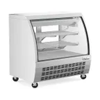 image of Coldline DC48-SS 47" Curved Refrigerated Deli Display Case