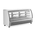 image of Coldline DC80-SS 79" Curved Refrigerated Deli Display Case