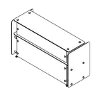 image of Delfield DCFSG2 Flexishield™ Food Shield, Double Tier with (2) Glass Shelves