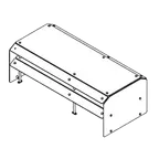 image of Delfield DCFSHD Flexishield™ Food Shield, Double Tier with Sneezeguard