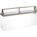 image of Master-Bilt DD-88 90" Ice Cream Dipping Cabinet w/ Sneeze Guard