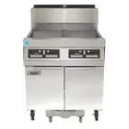 image of Frymaster/Dean SCFD360G 60" Decathlon Performance Fryer Battery, 3 X 75 lbs