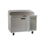 image of Delfield 18648PTLP 48" 1-Section Refrigerated Pizza Prep Table w/ 1 Door, (2) 12"x20" Pan