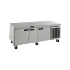 image of Delfield 18691BUCMP 91" 3-Section Worktop Refrigerator w/ 3 Doors, 24.5 cu. ft.