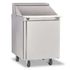 image of Delfield 4427NP-12M 27" Mega Top Sandwich / Salad Prep Table w/ 1 Door, 12 Pans