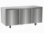 image of Delfield 4572NP 72" 3-Section Worktop Freezer w/ 3 Doors, 22.4 cu. ft.
