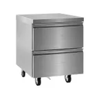 image of Delfield D4427NP 27" 1-Section Worktop Refrigerator w/ 2 Drawers, 7.35 cu. ft.