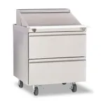 image of Delfield D4432NP-12M 32" Mega Top Sandwich / Salad Prep Table w/ 2 Drawers, 12 Pans