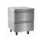 image of Delfield D4432NP 32" 1-Section Worktop Refrigerator w/ 2 Drawers, 9 cu. ft.