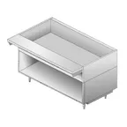 image of Delfield F17OS48 48" Countertop Cooking Equipment Stand w/ Open Base with Shelf, Cutting Board