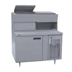 image of Delfield F18PD48P 48" 1-Section Refrigerated Pizza Prep Table w/ 1 Door, 12 Pans