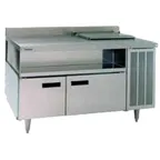 image of Delfield F18SC60BP 60" 2-Door Sandwich and Salad Prep Table, 8 Pans, Stainless Steel