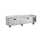 image of Delfield F2694CP 94" 2-Section Low Profil Freezer Chef Base w/ 2 Drawers