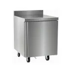 image of Delfield ST4424NP 24" 1-Section Worktop Refrigerator w/ 1 Door, 4" Backsplash, 6.35 cu. ft.
