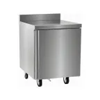 image of Delfield ST4427NP 27" 1-Section Worktop Refrigerator w/ 1 Door, 4" Backsplash, 7.35 cu. ft.