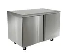image of Delfield ST4560NP 60" 2-Section Worktop Freezer w/ 2 Doors, 4" Backsplash, 17.7 cu. ft.