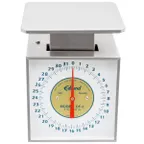 image of Edlund DF-2 Portion Scale – 1-9 lb Capacity, Fixed Dial, 32 oz/¼ oz Graduation, Stainless Steel