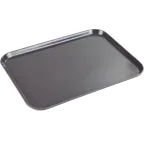 image of Dinex DX1089M44 - 15" x 20" Rectangular Tray, Medium, Fiberglass, Graphite Grey - 1/Case