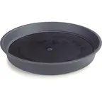 image of Dinex DX1411044 - Duratherm Base, 9-5/7" Dia x 1-5/7" H, Plastic Gray, NSF, For DX2011208 - 1/Case