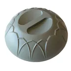 image of Dinex DX540084 Fenwick Dome, Double‑Wall Green Plastic Foam, Dishwasher Safe, USA Made - 1/Case