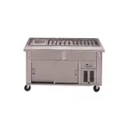 image of Dinex DXP5CB 74" DineXpress™ Cool Breeze Cold Food Serving Counter, (5) Pan