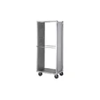 image of Dinex DXP822 End Load Aluminum Closed-Side Rack, Holds (22) 18" X 26" Trays, 1-1/3" Slide Spacing