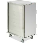 image of Dinex DXPICT24 24 Tray TQ Economy Meal Delivery Cart w/ 1 Compartment, 1 Door