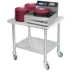 image of Dinex DXPICTABLEM Mobile Table, For Induction Charger, 30"W X 24"D X 30-1/8"H