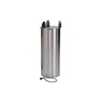 image of Dinex DXPIDPHD1200 Heated Drop-In Plate Dispenser, Enclosed Tubular Frame