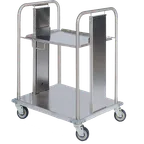 image of Dinex DXPIDRS1020 Open Mobile Rack Dispenser, Rack Size 10" x 20"