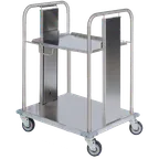 image of Dinex DXPIDRS2020 Open Mobile Rack Dispenser, Rack Size 20" x 20"