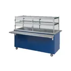 image of Dinex DXPR4CM Reflections Refrigerated Mobile Food Unit, 60"L X 30"W X 36"H