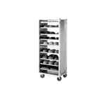 image of Dinex DXPR836 Closed-Side Roll-In Rack, Holds (36) 18" X 26" Trays, 1-1/2" Slide Spacing