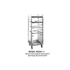 image of Dinex DXPRIU6912 Aluminum Mobile Full Height Pan Rack w/ Slides for (24) 12" x 20" Pans