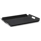 image of Dinex DXRST-1523-BK Room Service Tray, 15-1/4" x 21-1/4" Rectangular Plastic, Non‑Skid - 1/Case